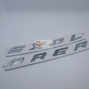 Decal tem chữ EXPLORER 3D nhựa ABS dán trang trí ô tô DC-EXPLABS