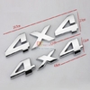 Decal Tem Chữ 4X4 3D INOX Cao Cấp Dán Trang Trí Ô Tô G40407