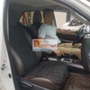 Đệm hạt gỗ tựa lưng massage lót ghế ô tô 100% gỗ Mun tự nhiên, đan kết diềm mép cao cấp