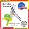 Bộ 2 thanh gạt nước mưa ô tô Nano xương mềm cao cấp hãng xe Chevrolet, Daewoo: Cruze-Aveo-Captiva-Trax-Spark-Lacetti-Gentra-Lanos-Matiz-Orlando-Colorado