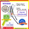 Bộ 2 thanh gạt nước mưa ô tô Nano xương mềm cao cấp dành cho hãng xe Mitsubishi: Xpander-Jolie-Mirage-Pajero-Pajero Sport-Triton-Ourlander-Grandis-Zinger-Lancer