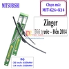 Bộ 2 thanh gạt nước mưa ô tô Nano mềm cao cấp dành cho hãng xe Mitsubishi: Xpander-Jolie-Mirage-Pajero-Pajero Sport-Triton-Ourlander-Grandis-Zinger-Lancer