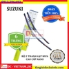 Bộ 2 thanh gạt nước mưa ô tô Nano xương mềm cao cấp hãng xe Suzuki: Celerio-Vitara-Swift-Ertiga-Grand Vitara-Alto-Carry1.0-Wagon R