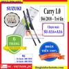 Bộ 2 thanh gạt nước mưa ô tô Nano xương mềm cao cấp hãng xe Suzuki: Celerio-Vitara-Swift-Ertiga-Grand Vitara-Alto-Carry1.0-Wagon R