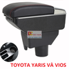 Hộp tỳ tay ô tô cao cấp Toyota Yaris và Vios tích hợp 7 cổng USB 2014-2020