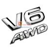 Decal tem chữ AWD inox dán ô tô G40108