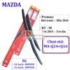 Bộ 2 thanh gạt nước mưa ô tô đa năng Nano cao cấp dành cho hãng xe Mazda: Mazda2-Mazda3-Mazda6-Mazda CX5-Mazda CX9-BT 50-Premacy