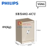 Két sắt điện tử thông minh vân tay, mã số ảo, Wifi, chìa cơ. Thương hiệu Hà Lan cao cấp Philips - SBX602