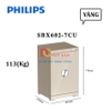 Két sắt điện tử thông minh vân tay, mã số ảo, Wifi, chìa cơ. Thương hiệu Hà Lan cao cấp Philips - SBX602