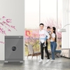 Két sắt điện tử thông minh vân tay, mã số ảo, Wifi, chìa cơ. Thương hiệu Hà Lan cao cấp Philips - SBX602