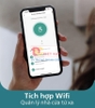 Bộ khóa cửa thông minh tích hợp wifi, mở Vân tay, mã số, thẻ từ và chìa cơ. Thương hiệu Hà Lan cao cấp Philips DDL608-5HWS