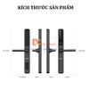 Bộ khóa cửa thông minh tích hợp wifi, mở Vân tay, mã số, thẻ từ và chìa cơ. Thương hiệu Hà Lan cao cấp Philips DDL608-5HWS