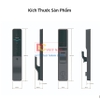 Bộ khóa cửa thông minh tích hợp mở khuôn mặt Face ID, vân tay, thẻ từ, mật khẩu và chìa cơ. Thương hiệu Hà Lan cao cấp Philips DDL720-FVP-7HWS
