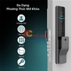 Bộ khóa cửa thông minh tích hợp mở khuôn mặt Face ID, vân tay, thẻ từ, mật khẩu và chìa cơ. Thương hiệu Hà Lan cao cấp Philips DDL720-FVP-7HWS