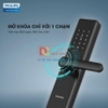 Bộ khóa cửa thông minh Bluetooth, vân tay, thẻ từ, mật khẩu và chìa cơ. Thương hiệu Hà Lan cao cấp Philips - DDL7300
