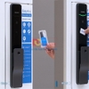 Bộ khóa cửa thông minh Gateway điều khiển từ xa, vân tay, thẻ từ, mật khẩu và chìa cơ, tích hợp kèm chuông cửa. Thương hiệu Hà Lan cao cấp Philips DDL801-5HBS