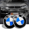 Logo biểu tượng trước và sau xe BMW đường kính 82mm và 74mm