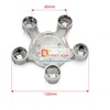 Logo chụp mâm, lazang bánh xe Audi đường kính 135mm A6Q5135