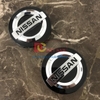 Logo chụp mâm, ốp lazang bánh xe ô tô Nissan đường kính 60MM
