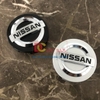 Logo chụp mâm, ốp lazang bánh xe ô tô Nissan đường kính 60MM