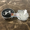 Logo chụp mâm, ốp lazang bánh xe ô tô Hyundai HY-60, Kích thước đường kính 60mm