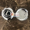 Logo chụp mâm, ốp lazang bánh xe ô tô Lexus LX470, đường kính 95mm