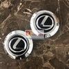 Logo chụp mâm, ốp lazang bánh xe ô tô Lexus LX470, đường kính 95mm