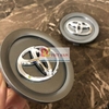 Logo chụp mâm, ốp lazang bánh xe ô tô Toyota Camry và Fortuner TRD SPORTIVO, đường kính 77mm