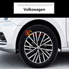 Logo chụp mâm, ốp lazang bánh xe ô tô Volkswagen DZ-003