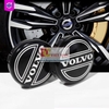 Logo chụp mâm, ốp lazang bánh xe ô tô Volvo, đường kính 64MM