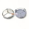 Logo chụp mâm, ốp lazang bánh xe ô tô Mercedes Benz  BENZ75, đường kính 75mm