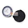 Logo chụp mâm bánh xe ô tô Mercedes Benz BZ75, đường kính 75mm