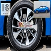 Logo chụp mâm, ốp lazang bánh xe ô tô Toyota đường kính 62mm