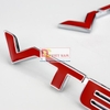 Decal tem chữ inox VTEC, IVTEC và 2.4 dán đuôi xe ô tô