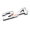 Decal tem chữ inox VTEC, IVTEC và 2.4 dán đuôi xe ô tô