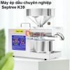 Máy ép dầu thực vật chuyên nghiệp nâng cấp hoàn toàn, dùng trong gia đình, kinh doanh, nhà hàng, khách sạn. Thương hiệu cao cấp Septree - K39