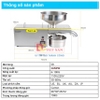 Máy ép dầu ăn thực vật chuyên nghiệp dùng trong gia đình, hộ kinh doanh, nhà hàng, khách sạn. Thương hiệu Mỹ cao cấp Septree - S8