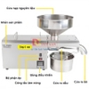 Máy ép dầu ăn thực vật chuyên nghiệp dùng trong gia đình, hộ kinh doanh, nhà hàng, khách sạn. Thương hiệu Mỹ cao cấp Septree - S8