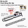 Máy ép dầu ăn thực vật 2 đầu ép kép đa năng dùng cho kinh doanh và gia đình - Bán chuyên nghiệp. Thương hiệu Mỹ cao cấp Septree - B02S Plus