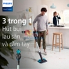 Máy hút bụi cầm tay không dây đa năng 3 trong 1, dạng cán SpeedPro Aqua thông minh. Thương hiệu Hà Lan cao cấp Philips - FC6729/82