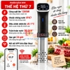 Máy nấu chậm Sous Vide chuyên nghiệp kết nối Wifi dùng cho gia đình, nhà hàng và khách sạn. Thương hiệu Tây Ban Nha cao cấp Creativechef - SV16 Pro Max