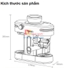 Máy pha cà phê bán tự động 3 trong 1 Espresso, Cappuccino, Latte. Kết hợp máy xay cà phê 15 chế độ. Thương hiệu Mỹ cao cấp HiBREW - H14
