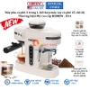 Máy pha cà phê bán tự động 3 trong 1 Espresso, Cappuccino, Latte. Kết hợp máy xay cà phê 15 chế độ. Thương hiệu Mỹ cao cấp HiBREW - H14