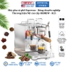 Máy pha cà phê Espresso, Cappuccino, Latte - Dòng chuyên nghiệp. Thương hiệu Mỹ cao cấp HiBREW - H21