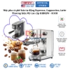 Máy pha cà phê bán tự động Espresso, Cappuccino, Latte. Thương hiệu Mỹ cao cấp HiBREW - H10B