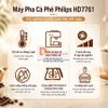 Máy pha cà phê, kèm xay hạt tự động Drip. Thương hiệu Hà Lan cao cấp Philips - HD7761/00