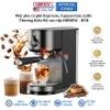 Máy pha cà phê Espresso, Cappuccino, Latte. Thương hiệu Mỹ cao cấp HiBREW - H5B