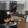 Máy pha cà phê Espresso, Cappuccino, Latte. Thương hiệu Mỹ cao cấp HiBREW - H5B