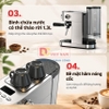 Máy pha cà phê bán tự động cao cấp Espresso, Cappuccino, Latte. Thương hiệu Mỹ cao cấp HiBREW - H10B Plus