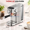 Máy pha cà phê bán tự động cao cấp Espresso, Cappuccino, Latte. Thương hiệu Mỹ cao cấp HiBREW - H10B Plus
